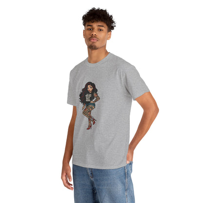 Rebel Boss Energy Skarlitt Streetwear Graphic T-Shirt, Unisex