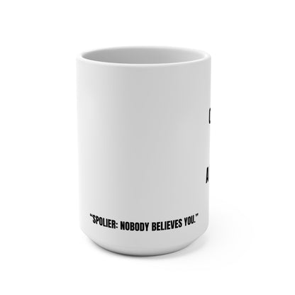 Funny Mug, Novel vs. Truth Printify