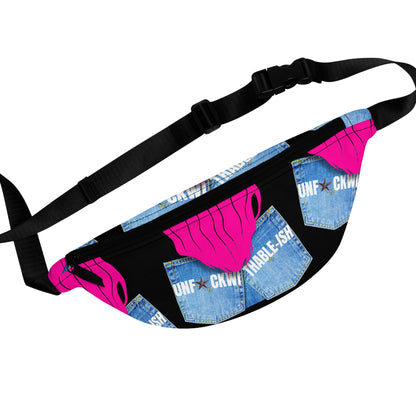 UNF★CKWITHABLE-ISH™ Fanny Pack – Ass in Jeans/Hot Pink Hair