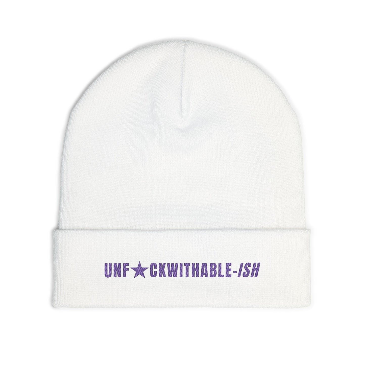 UNF★CKWITHABLE-ISH Embroidered Beanie