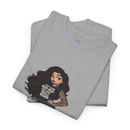 Rebel Boss Energy Skarlitt Streetwear Graphic T-Shirt, Unisex