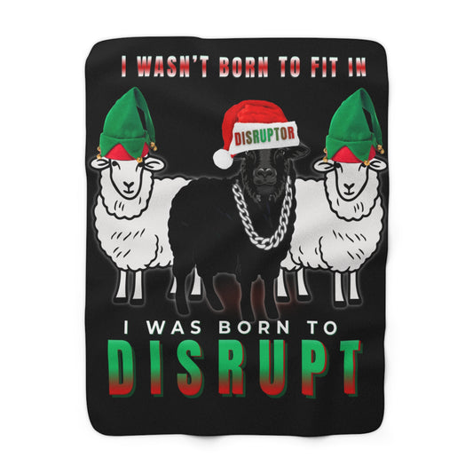 Black Sheep The Disruptor Christmas Warm AF Throw Blanket (Limited Drop)