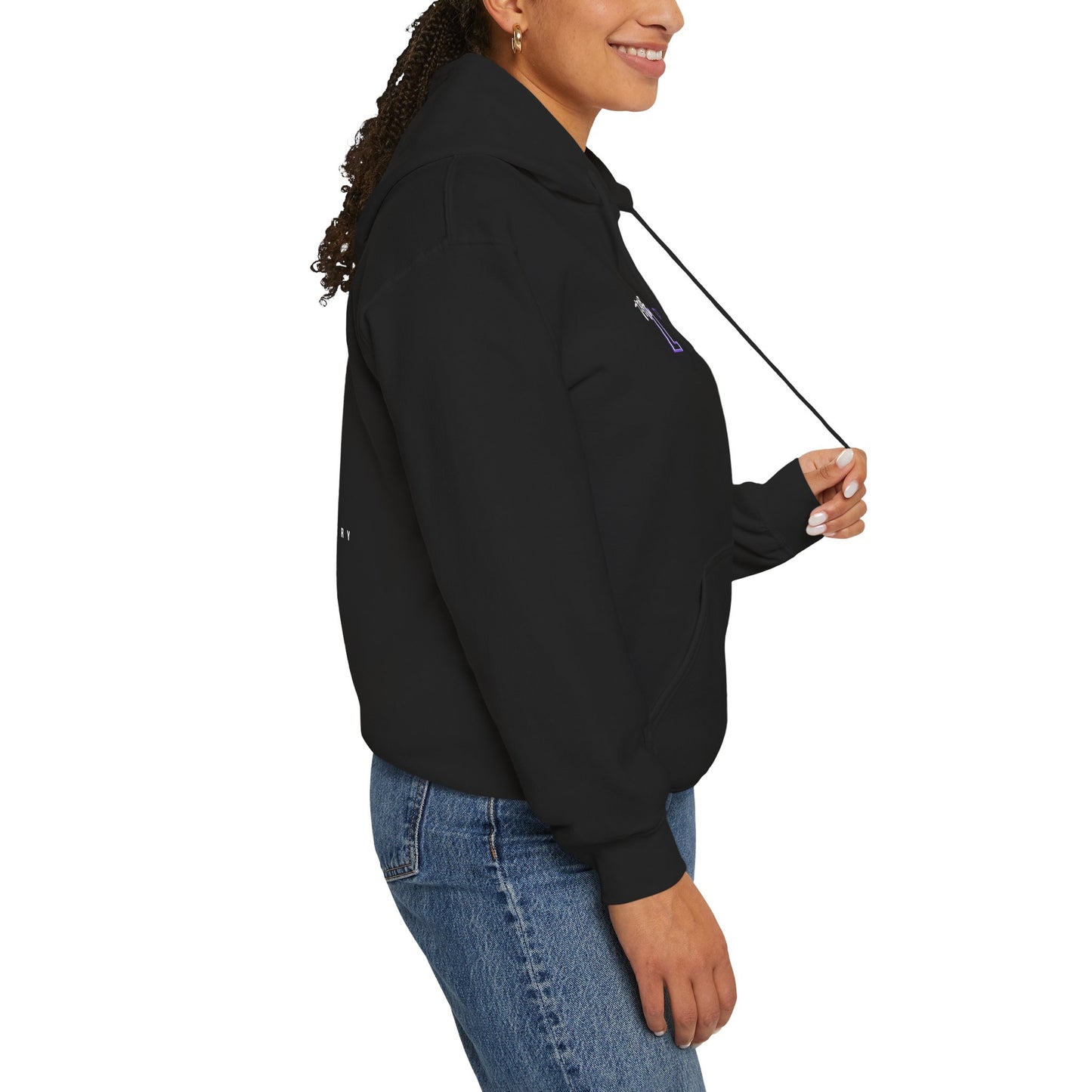 Black Sheep The Legend Hooded Sweatshirt, Unisex Feminine Cut