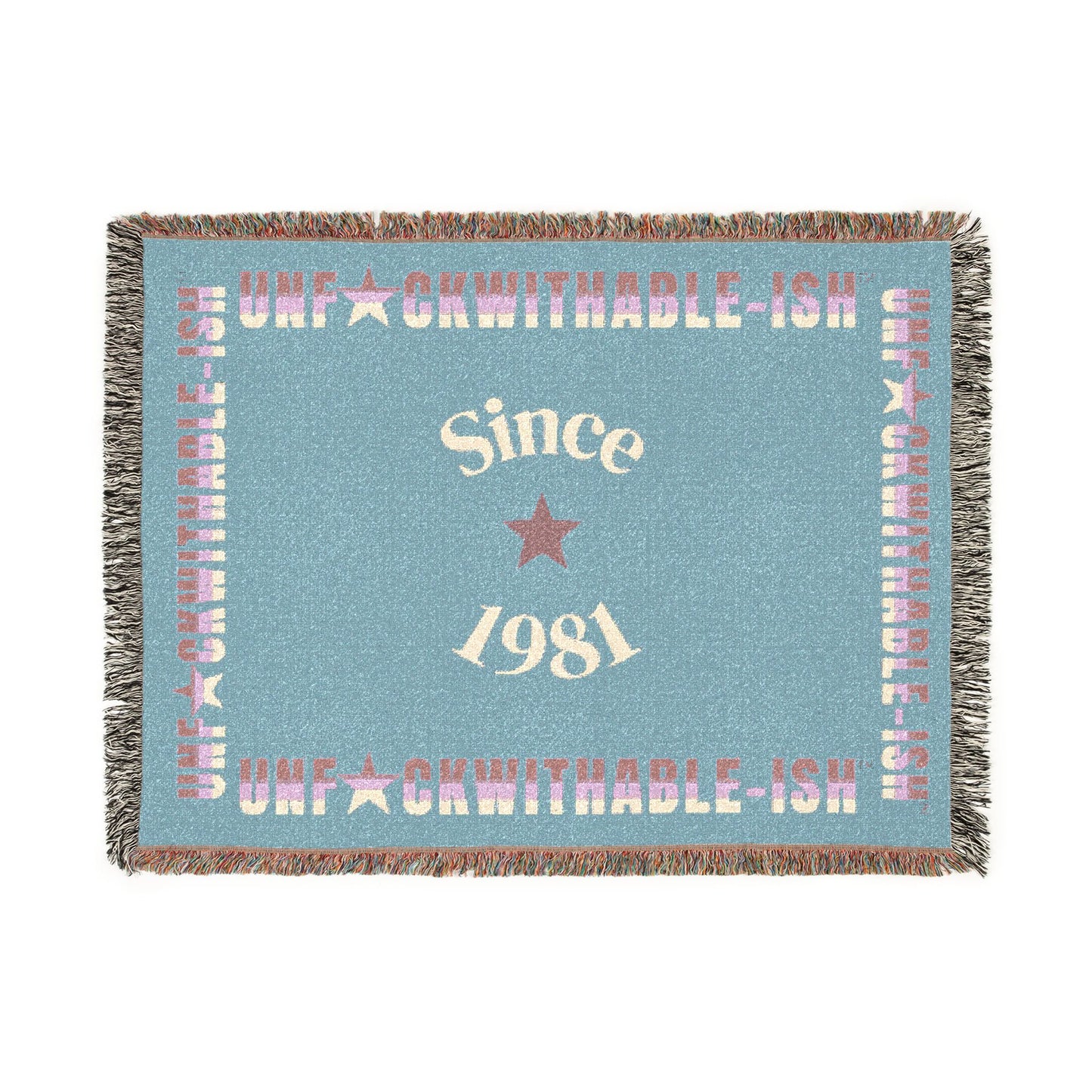 Invincible. Unbreakable. Unstoppable. Woven Blanket – Inspirational Throw