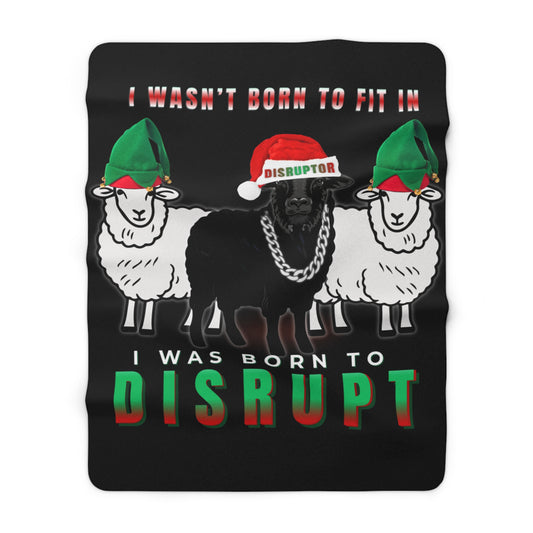 Black Sheep The Disruptor Christmas Warm AF Throw Blanket (Limited Drop)