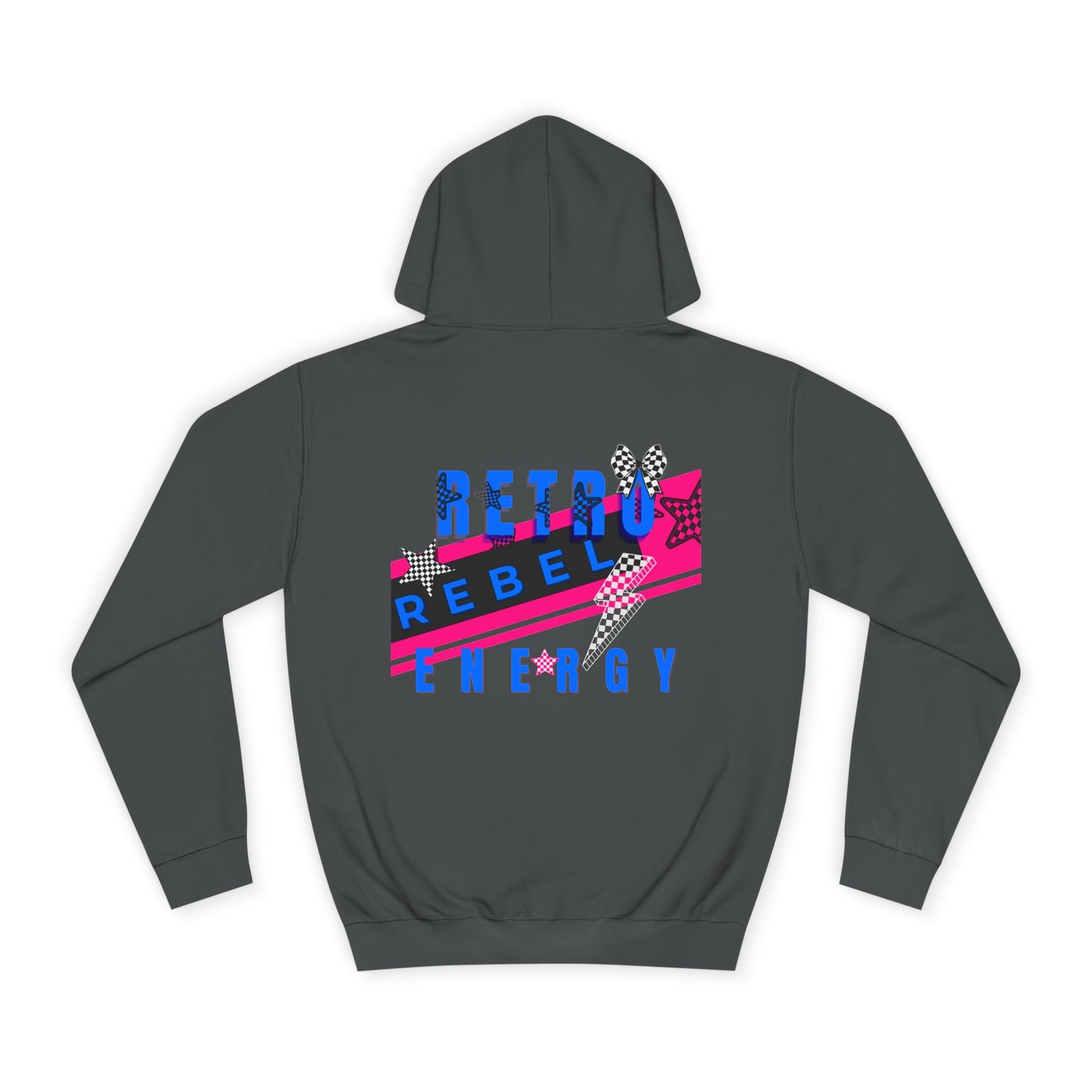 Retro Rebel Streetwear 
Unisex Premium Classic Fit Hoodie, Invincible Unstoppable Unbreakable - 7 Colors