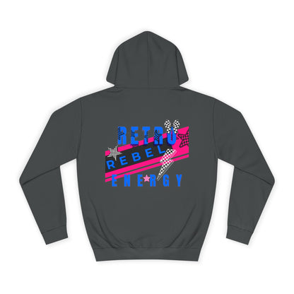Retro Rebel Streetwear 
Unisex Premium Classic Fit Hoodie, Invincible Unstoppable Unbreakable - 7 Colors
