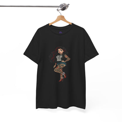 Rebel Boss Energy Skarlitt Streetwear Graphic T-Shirt, Unisex
