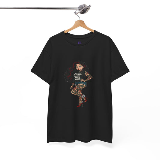 Rebel Boss Energy Skarlitt Streetwear Graphic T-Shirt, Unisex