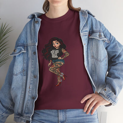 Rebel Boss Energy Skarlitt Streetwear Graphic T-Shirt, Unisex
