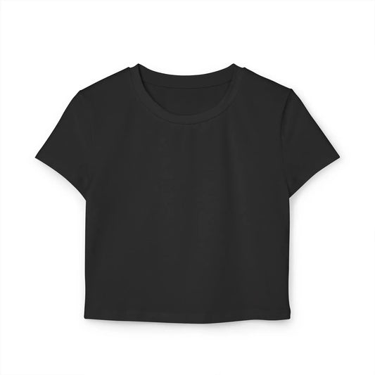 Inspirational Womens Crop Top, "Tattooed by Yahuah; Forged in Fire" Printify