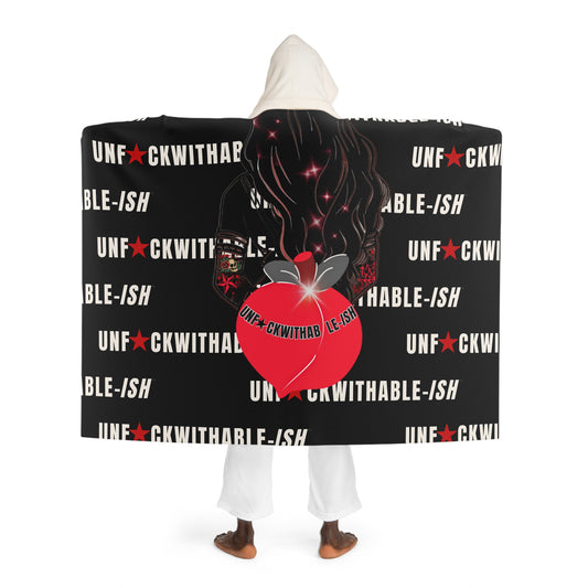 The UNF★CKWITHABLE-ISH Hooded Sherpa Blanket — Skarlitt Blackout Edition (Signature Drop)