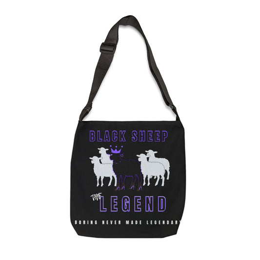 The Legend Black Sheep Adjustable Tote Bag