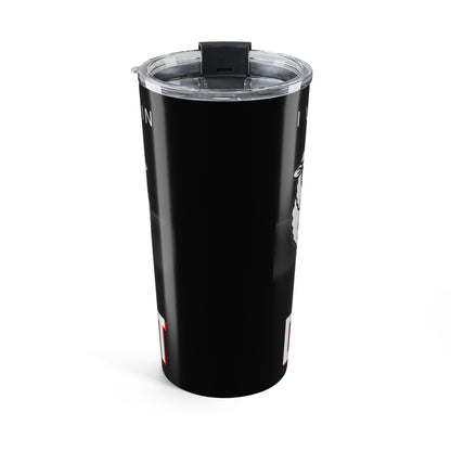 Streetwear Style Stainless Steel Tumbler 20oz, Black Sheep Born to Disrupt