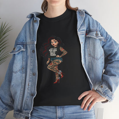 Rebel Boss Energy Skarlitt Streetwear Graphic T-Shirt, Unisex