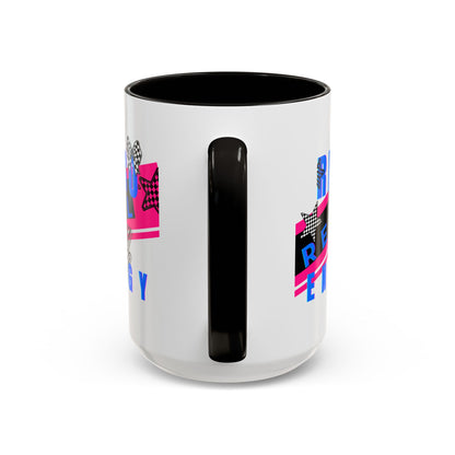 Retro Rebel Mug, 90s Nostalgia, "Bangs to the Ceiling"