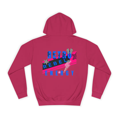Retro Rebel Streetwear 
Unisex Premium Classic Fit Hoodie, Invincible Unstoppable Unbreakable - 7 Colors