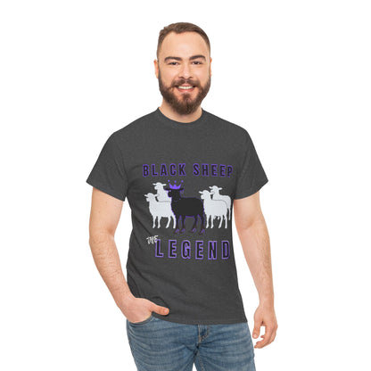 The Legend Black Sheep T-Shirt, Unisex Heavy Cotton 6 Colors