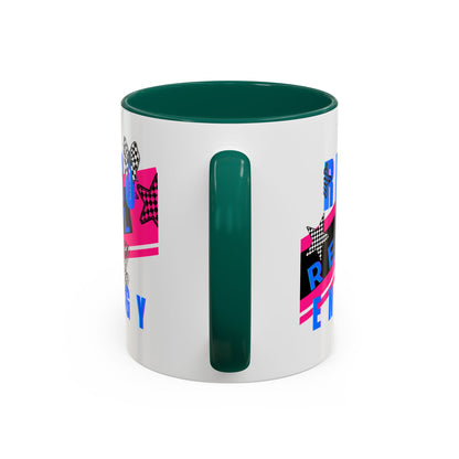 Retro Rebel Mug, 90s Nostalgia, "Bangs to the Ceiling"