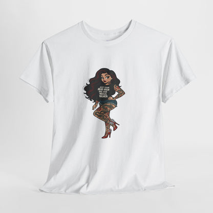 Rebel Boss Energy Skarlitt Streetwear Graphic T-Shirt, Unisex