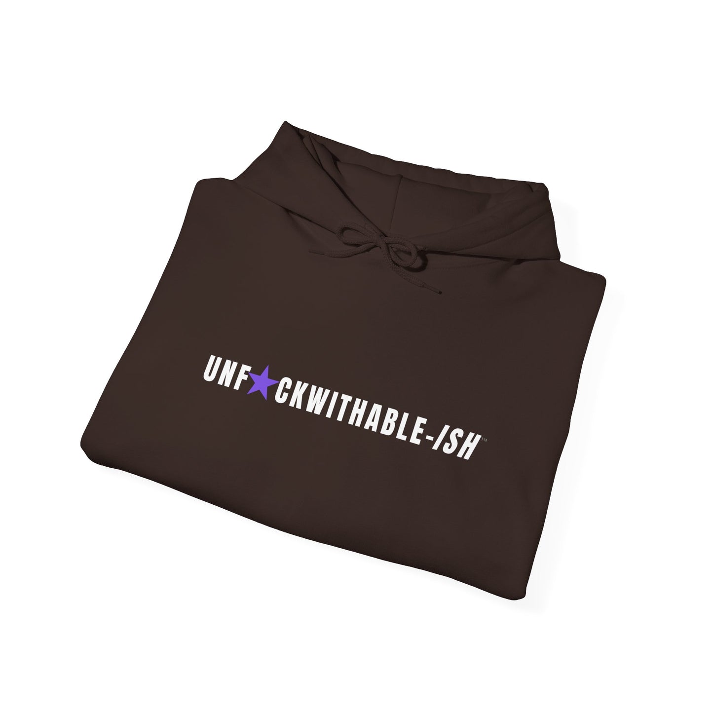UNF★CKWITHABLE-ISH™ Unisex Hoodie, Graphic Sleeves Purple Star Edition