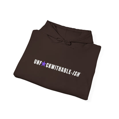 UNF★CKWITHABLE-ISH™ Unisex Hoodie, Graphic Sleeves Purple Star Edition