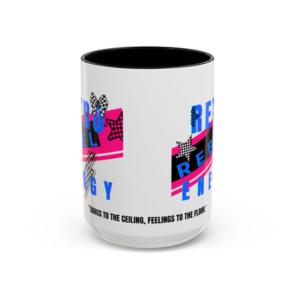 Retro Rebel Mug, 90s Nostalgia, "Bangs to the Ceiling"