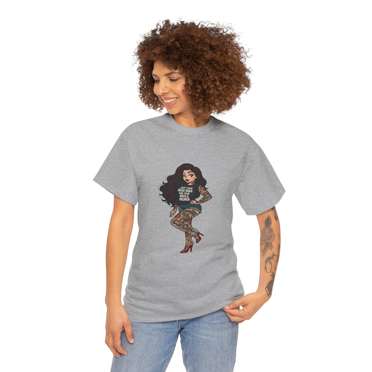 Rebel Boss Energy Skarlitt Streetwear Graphic T-Shirt, Unisex