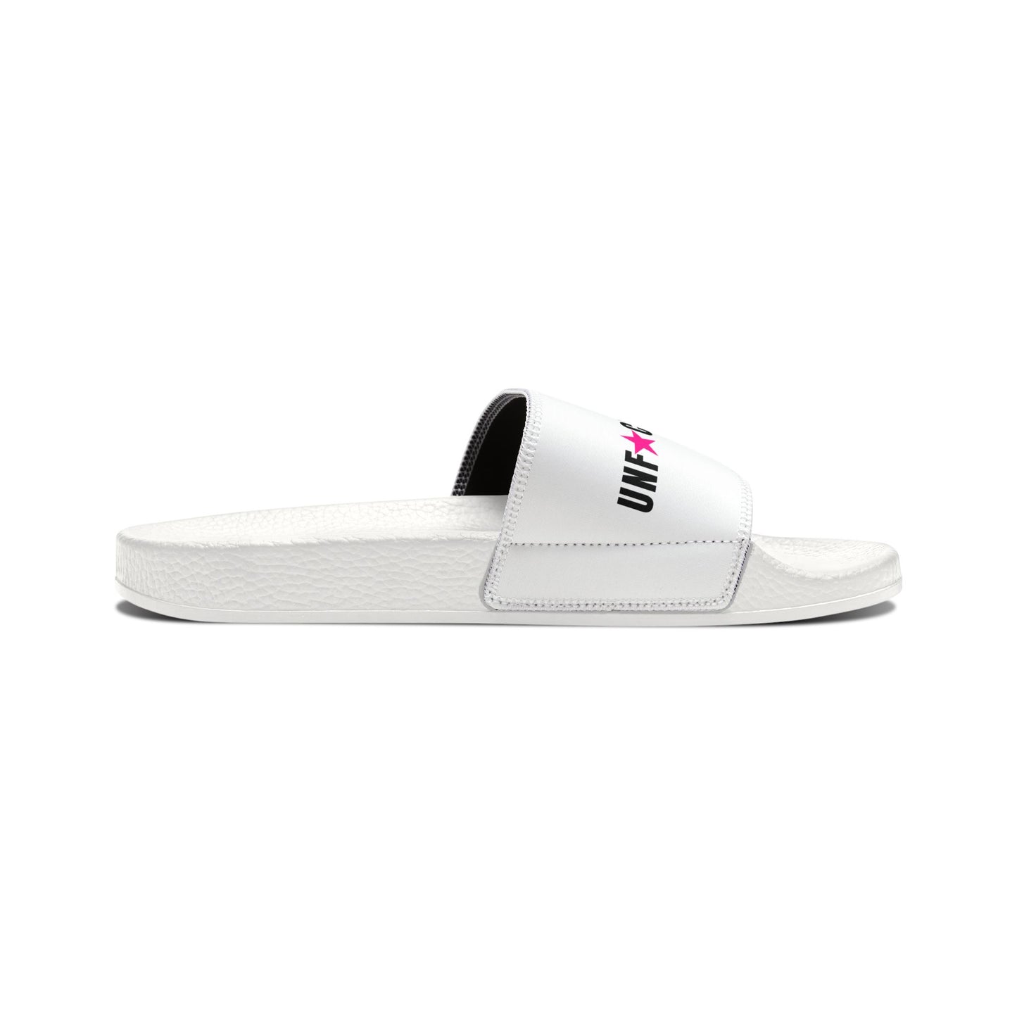 UNF★CKWITHABLE-ISH™ Women’s Slides. Hot-Pink Star Edition