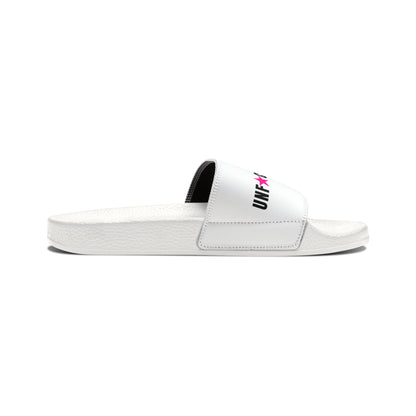 UNF★CKWITHABLE-ISH™ Women’s Slides. Hot-Pink Star Edition