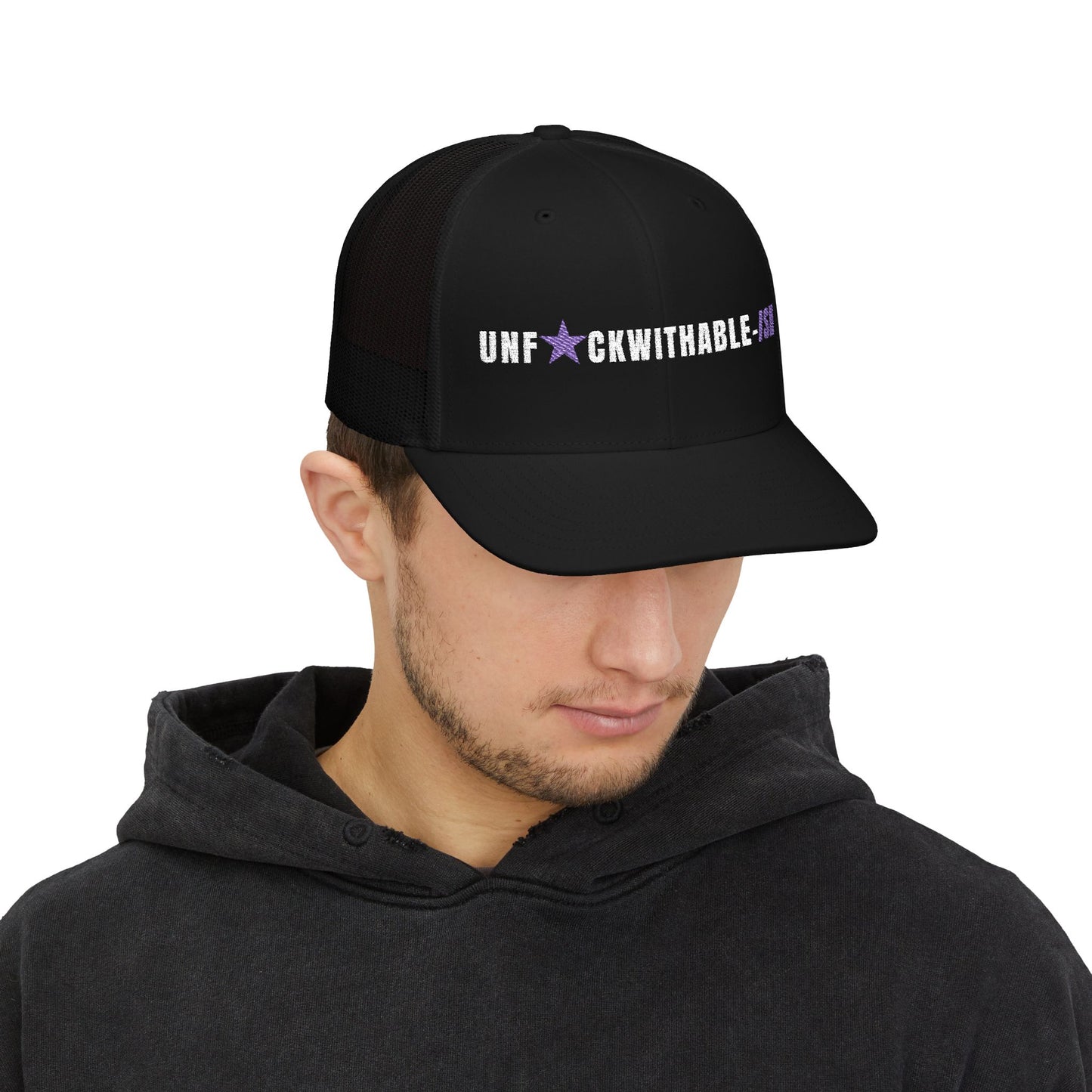 UNF★CKWITHABLE-ISH™ Embroidered Trucker Hat, Unisex