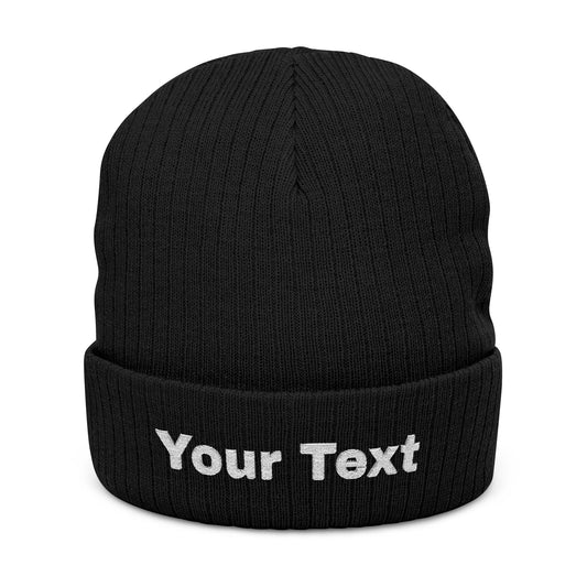Custom Text Beanie - Say Less (Wear It Loud), 7 Colors