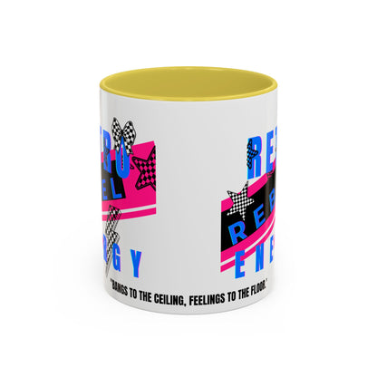Retro Rebel Mug, 90s Nostalgia, "Bangs to the Ceiling"