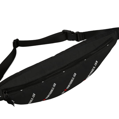 UNF★CKWITHABLE-ISH™ Fanny Pack, Black / Red Star Edition