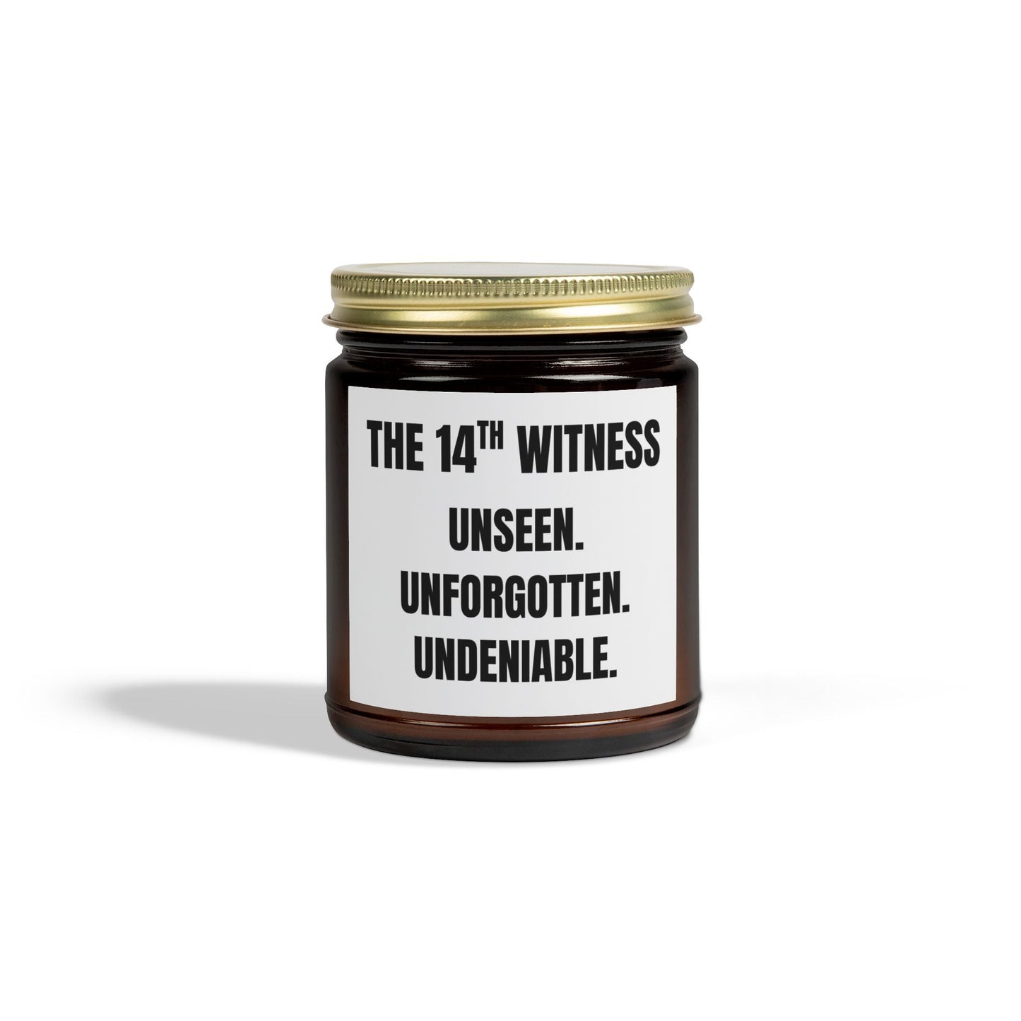 The 14th Witness, Soy Candle, "Truth Teller." Printify