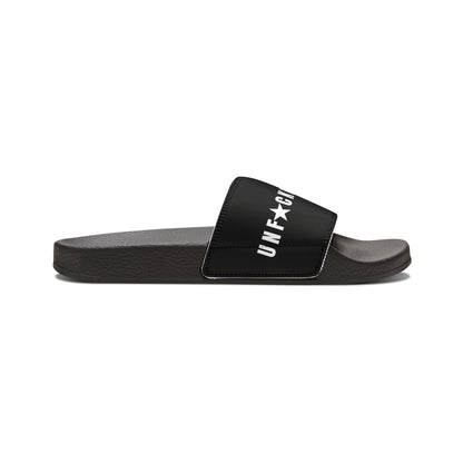UNF★CKWITHABLE-ISH™ Men's Removable Strap Slide Sandals Black, White/White Star