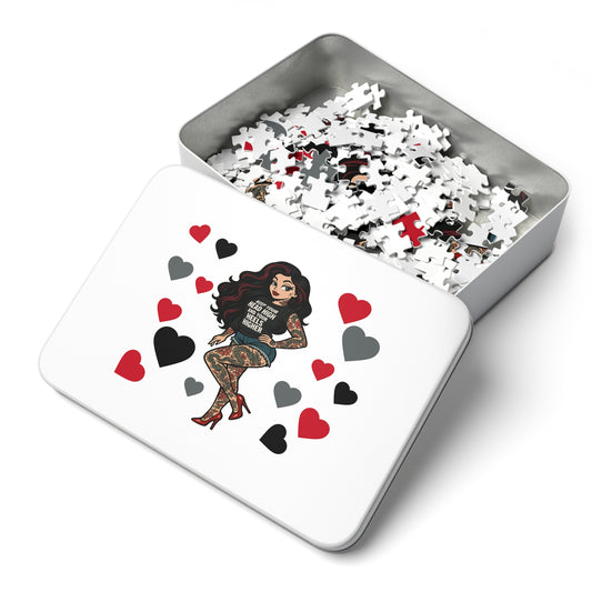 Tattooed & Unbothered Sobriety Bundle – Mug + Jigsaw Puzzle