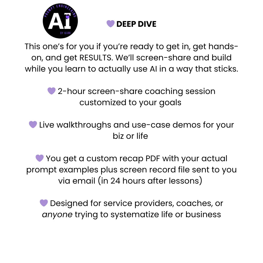 1:1 AI Lessons The Bean Grind