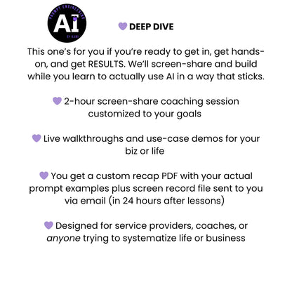 1:1 AI Lessons The Bean Grind