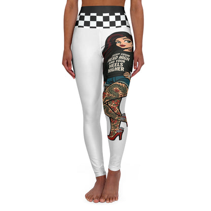 Rebel Tattooed Skarlitt High-Waisted Leggings, 4 Colors