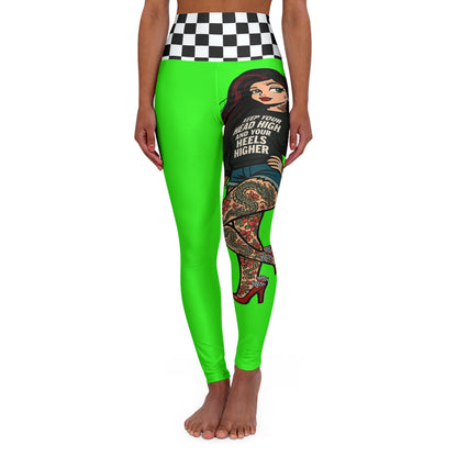 Rebel Tattooed Skarlitt High-Waisted Leggings, 4 Colors