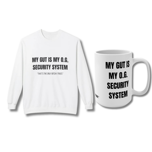 OG Security System Bundle, Unisex Crewneck Sweatshirt + Mug Bundle The Bean Grind