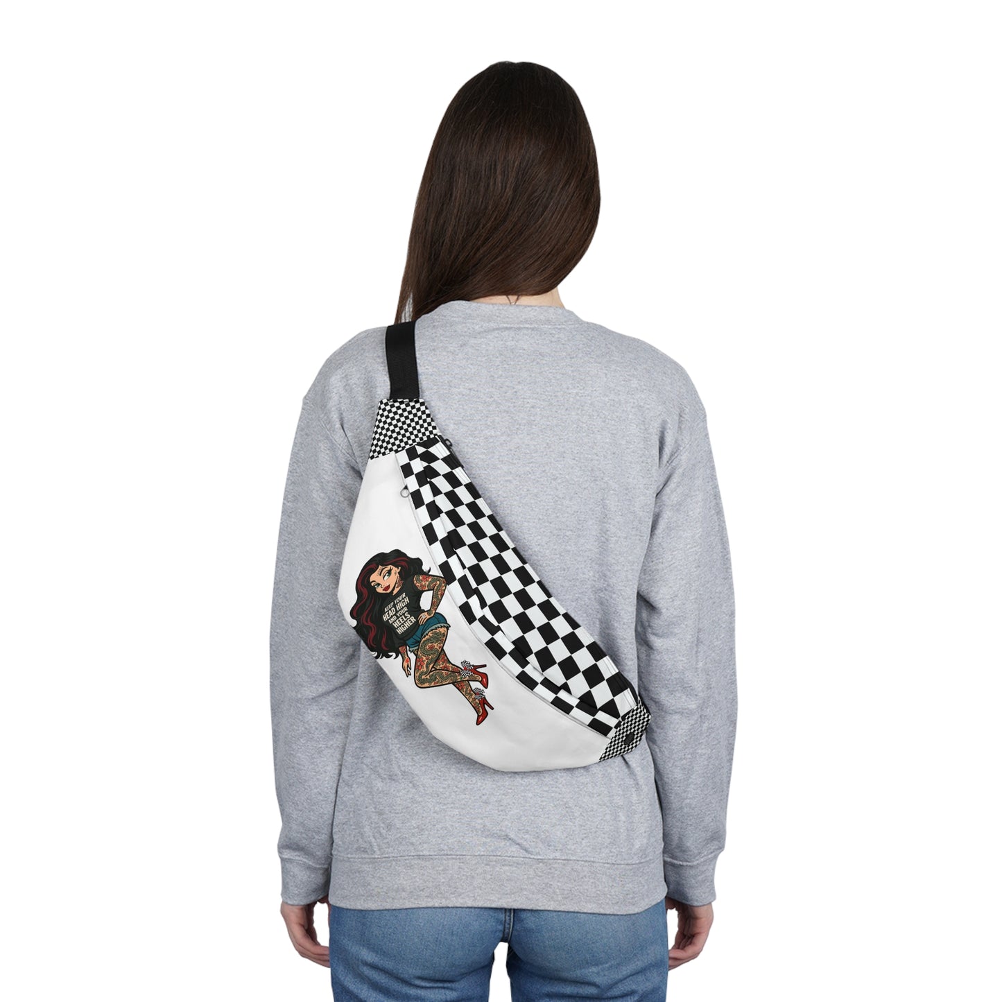 Tattooed Skarlitt Large Fanny Pack, Retro Rebel Limited Edition Colors