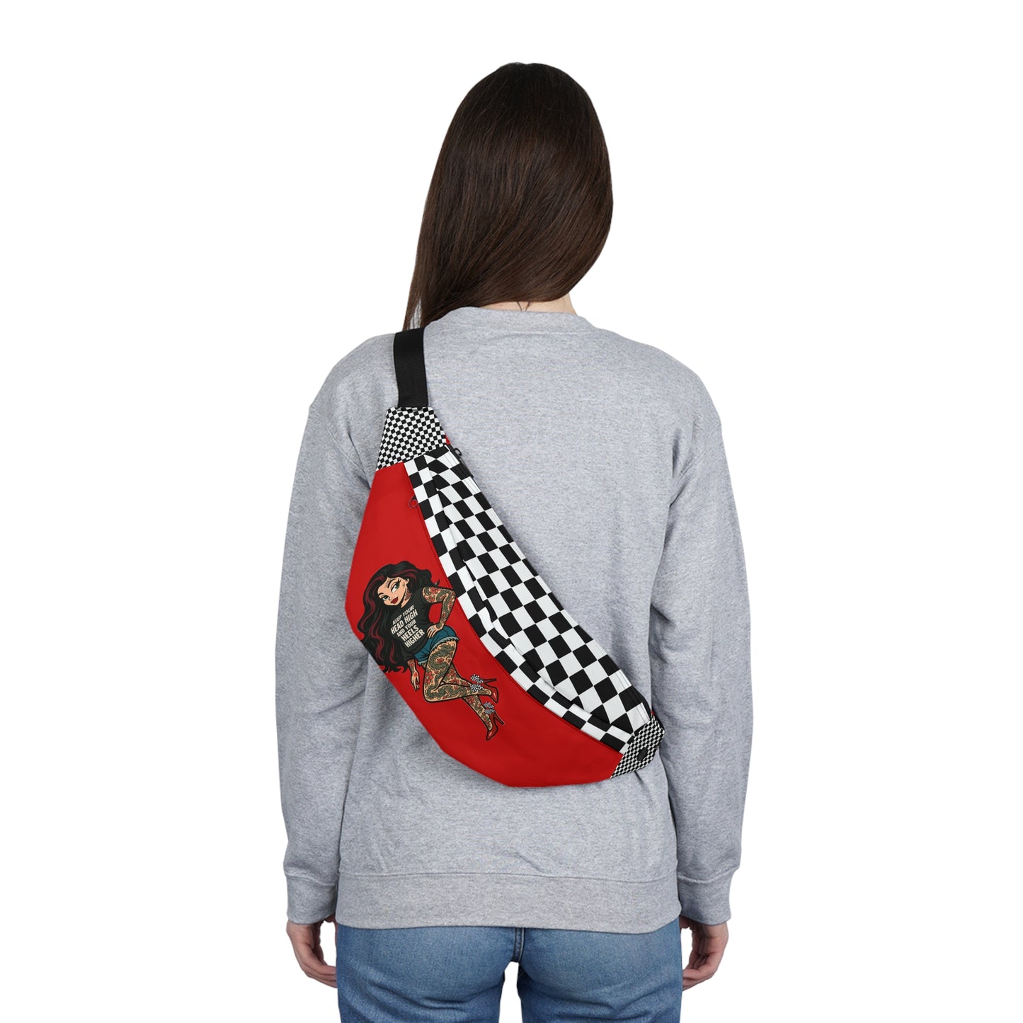 Tattooed Skarlitt Large Fanny Pack, Retro Rebel Limited Edition Colors