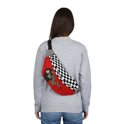 Tattooed Skarlitt Large Fanny Pack, Retro Rebel Limited Edition Colors