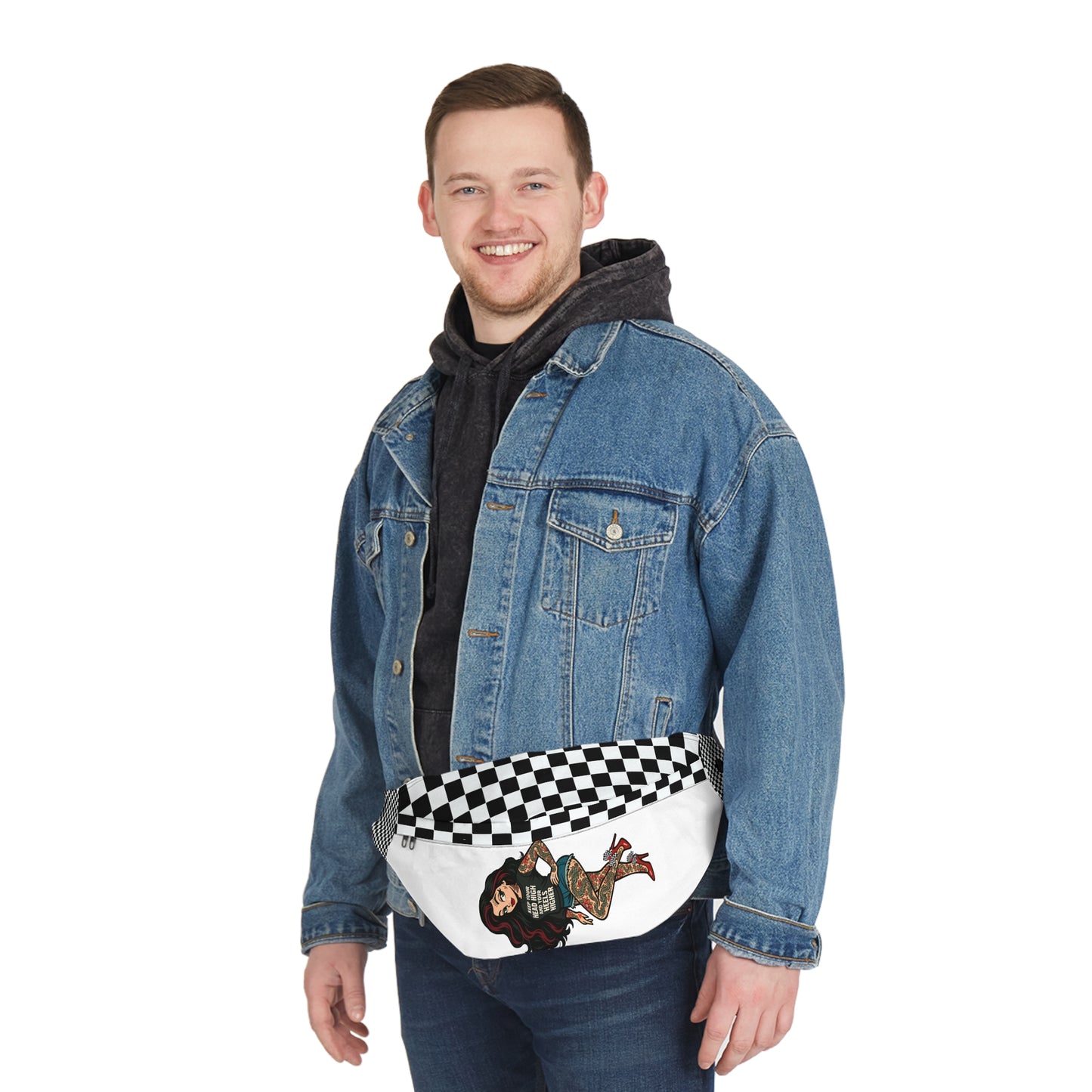 Tattooed Skarlitt Large Fanny Pack, Retro Rebel Limited Edition Colors