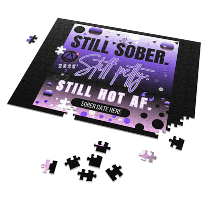 Custom Sobriety Bundle, Still Sober, Still Hot AF – Mug + Jigsaw Puzzle 2026’