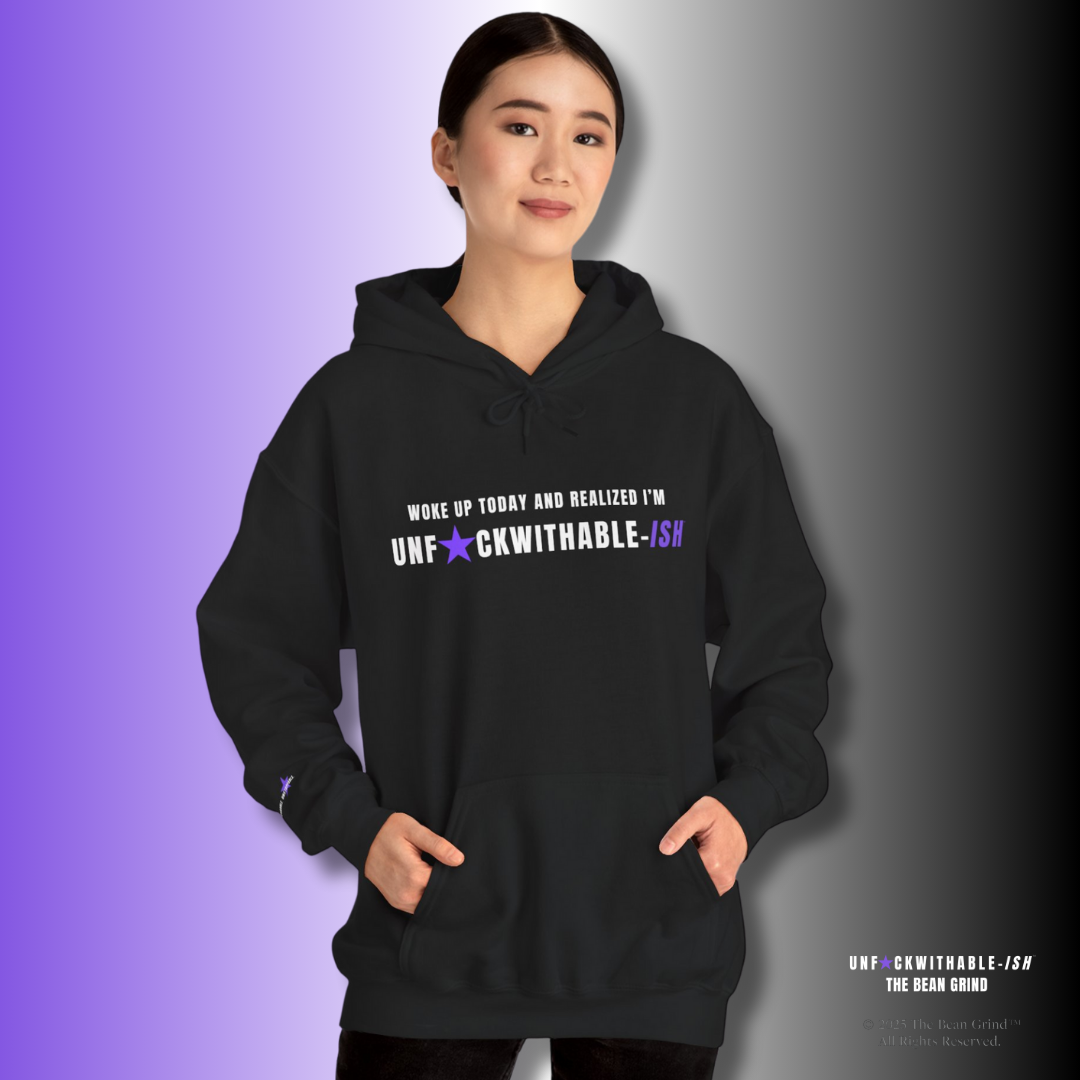 UNF★CKWITHABLE-ISH™  Unisex Fleece Hoodie, Woke Up Today