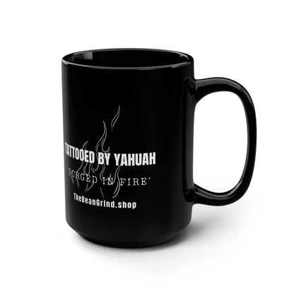 Tattooed by Yahuah Mug  Glossy 15oz
 Mug |The Bean Grind
