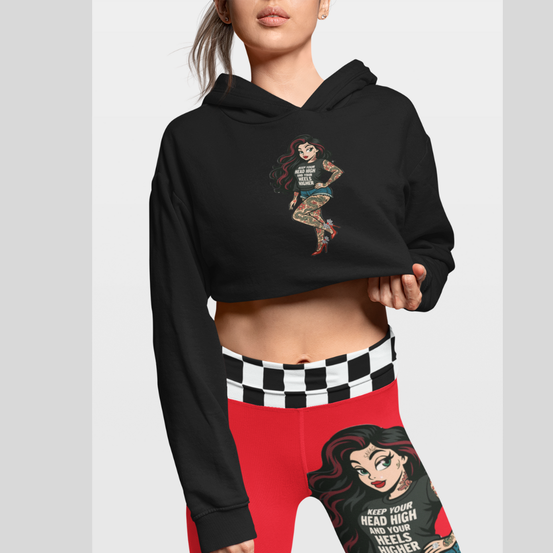 Rebel Tattooed Skarlitt High-Waisted Leggings, 4 Colors